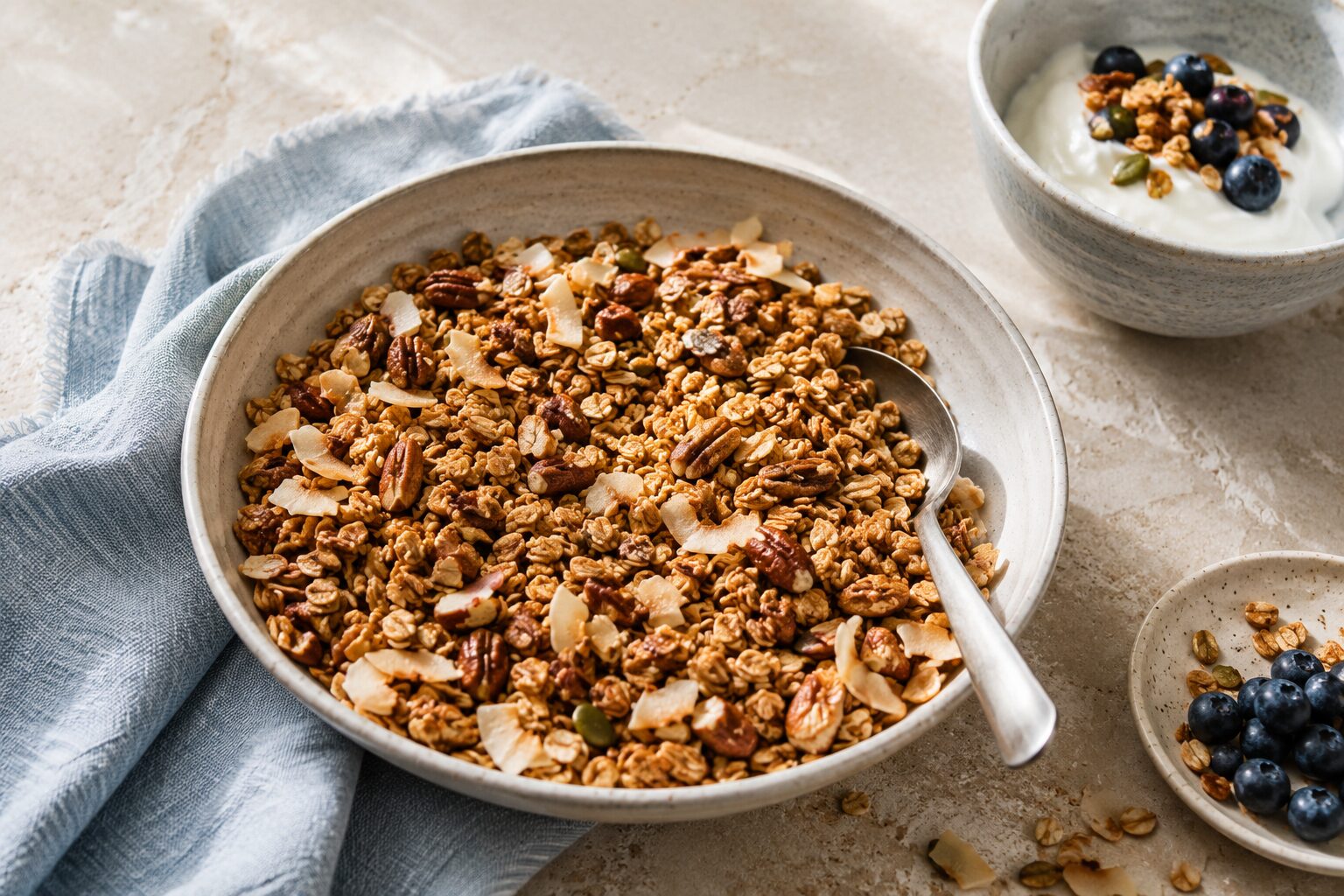 Ghee Granola with Toasted Nuts & Coconut