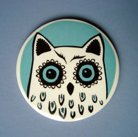 Ceramic Owl Coasters