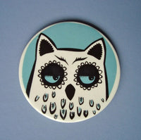 Ceramic Owl Coasters
