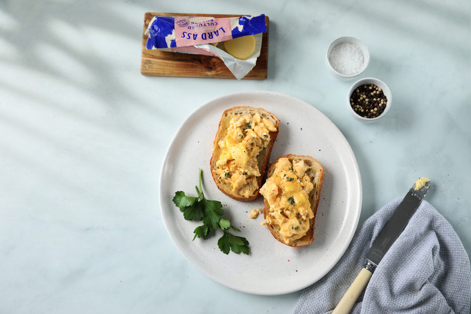 Smoked Butter Scrambled Eggs